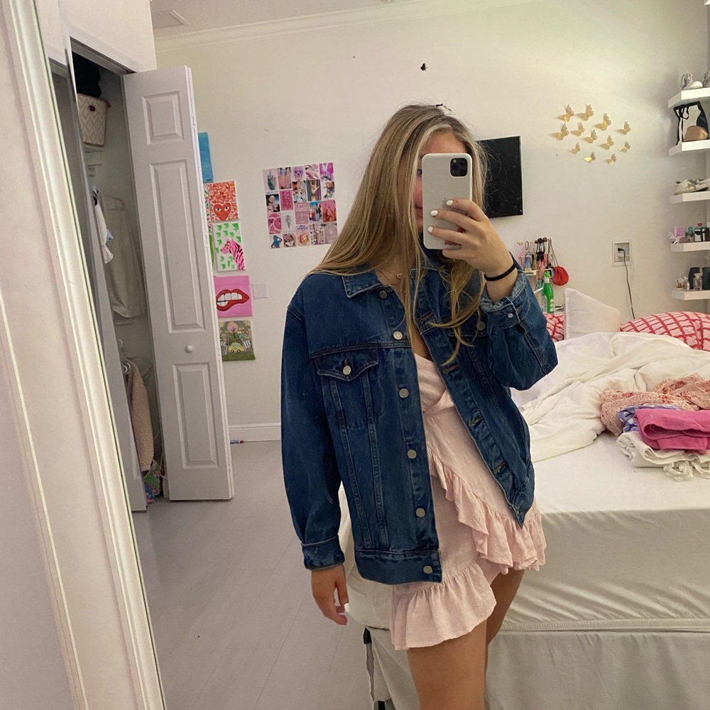 oversize Jean jacket